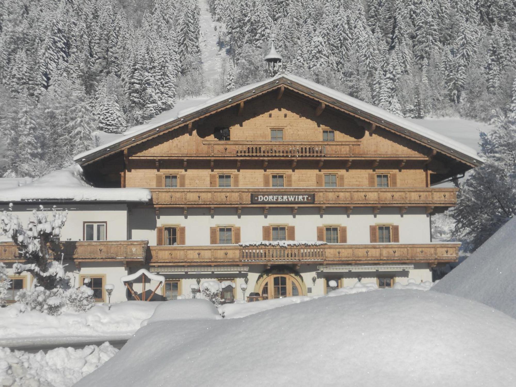 Landgasthof Dorferwirt Oberau Bagian luar foto